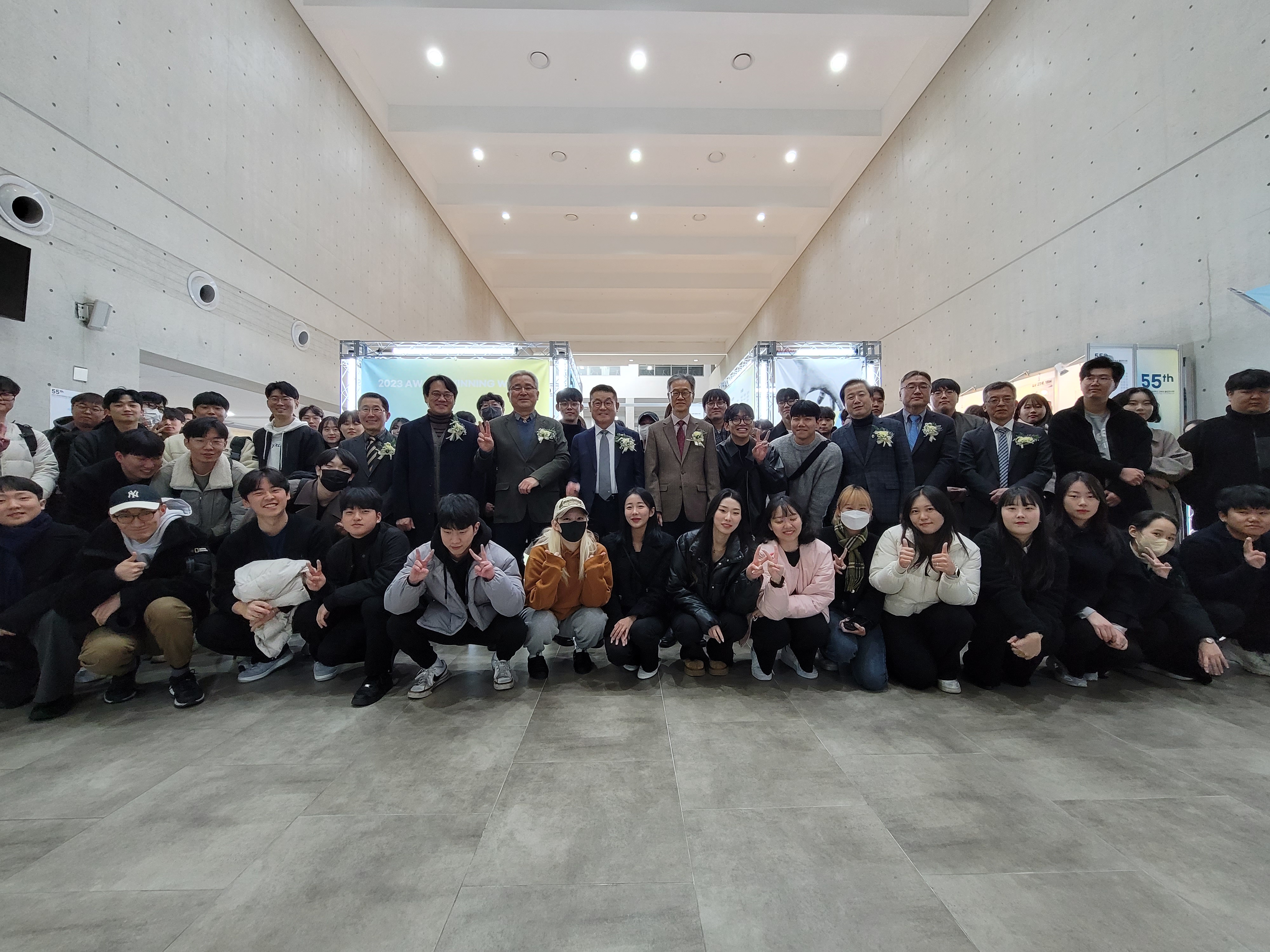 2023년 제 55회 건축과 졸업작품전 현장사진