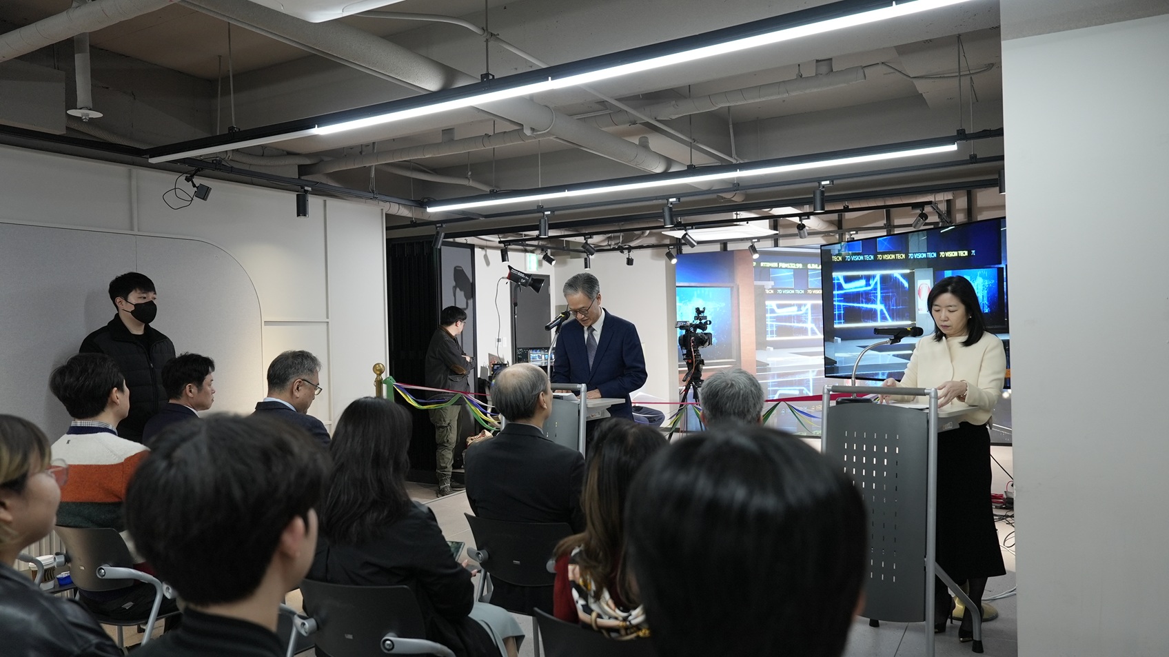 AR·VR콘텐츠디자인과 XR Studio Open Lab 개소식 진행사진1