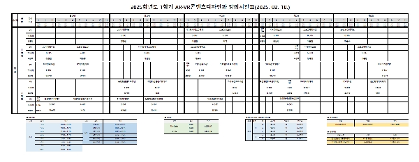 [AR·VR콘텐츠디자인과] 2025학년도 1학기 중간고사 시행 안내 대표이미지